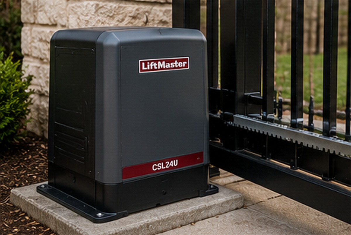 Automatic gate operator and motor system for a Garland TX driveway gate