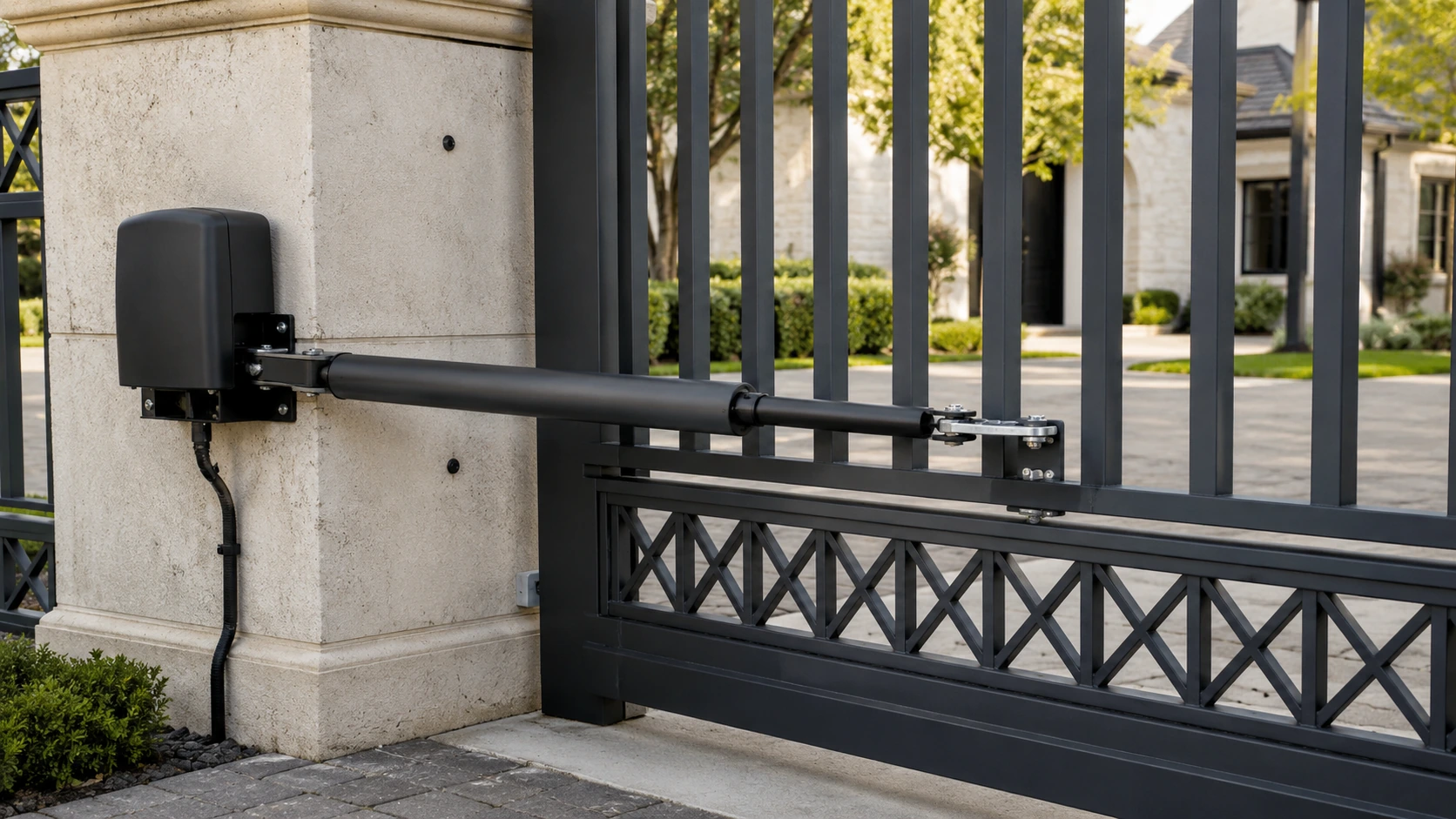 Automatic swing gate operator system