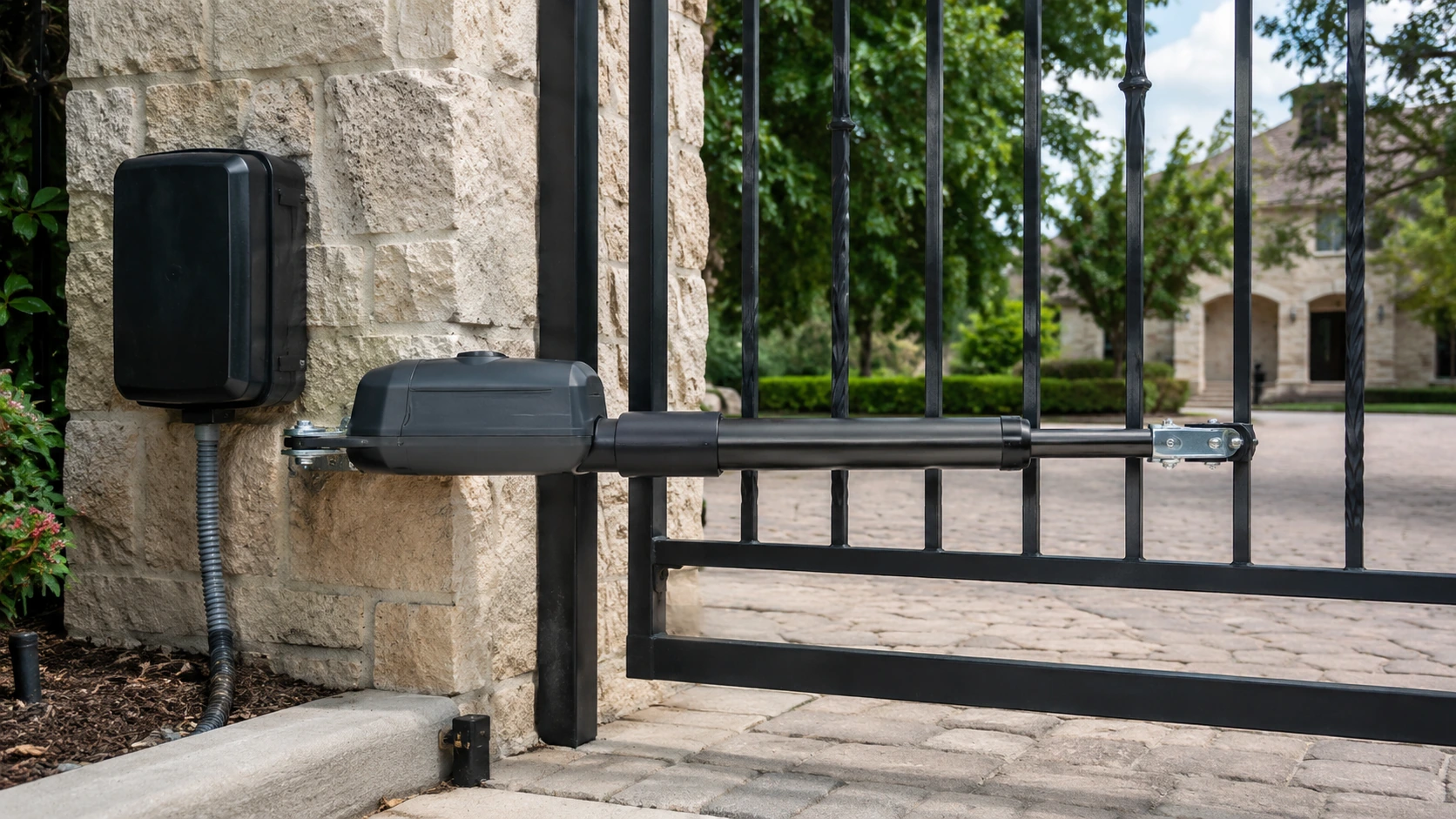 Automatic swing gate operator system